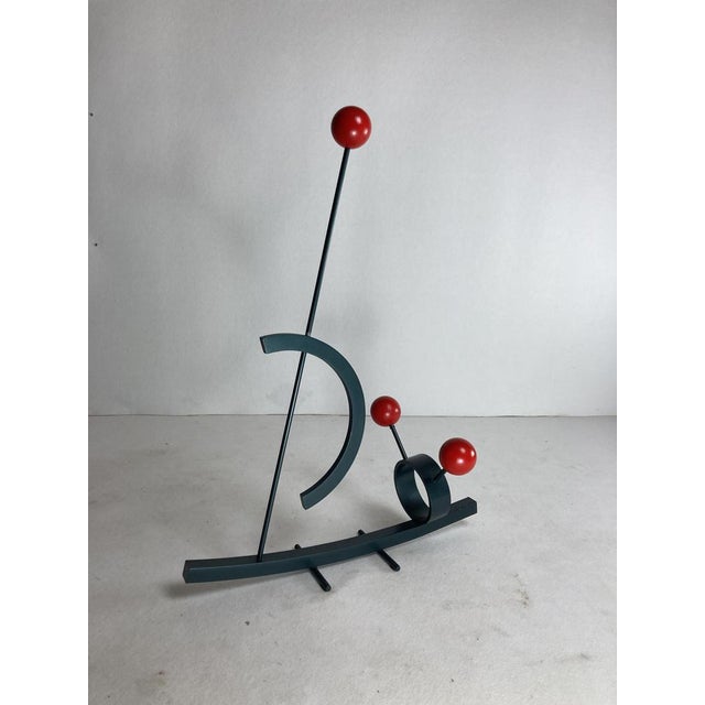 Postmodern Dutch Metal Artwork, 1990s For Sale - Image 3 of 18