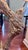 Wood Organic Modern Regina Andrew Tall Amber Silver Toned Driftwood Style Table Lamps For Sale - Image 7 of 8
