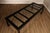Chinese Chippendale Black Lacquered Dining Table With Two Leaves, Inset Glass For Sale - Image 4 of 18