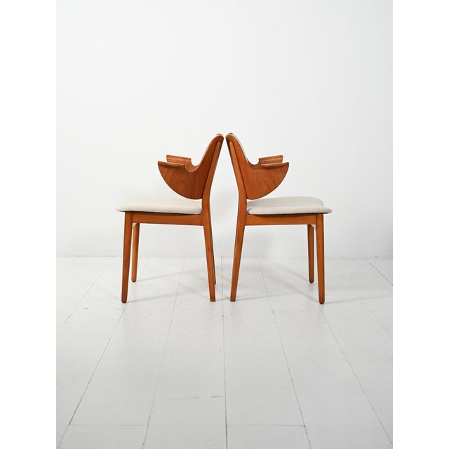 Hans Olsen Danish Chairs by Hans Olsen for Bramin, 1957, Set of 4 For Sale - Image 4 of 10