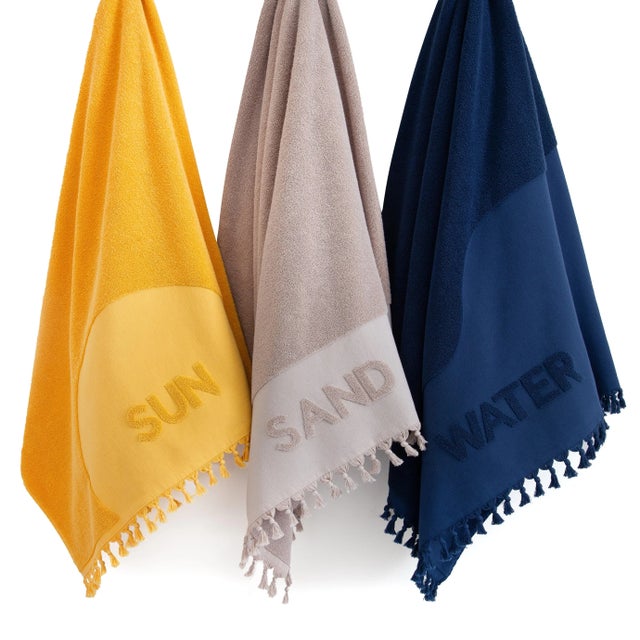 Honoring the beauty of nature, this beach towel collection celebrates the elements that surround you while spending a...