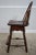 Traditional Frederick Duckloe Windsor Style Cherry Swivel High Chair For Sale - Image 3 of 12