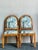 Mid-Century Modern Vintage Boho Bielecky Brothers Wrapped Rattan Dining Chairs in Alan Campbell “Ferns” - A Pair For Sale - Image 3 of 8