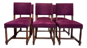 Haute Epoque Renaissance Style Chairs, Set of 6