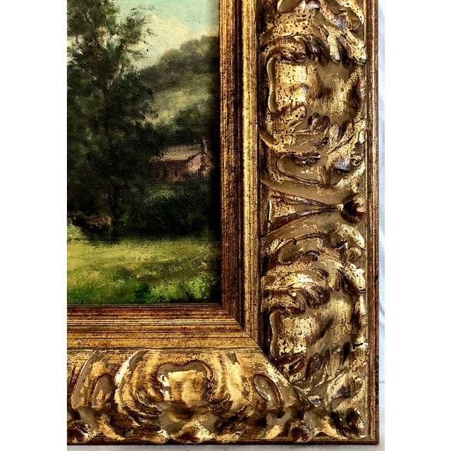 Late 19th-Century Barbizon-Style Pastoral Landscape by C B Robertson For Sale - Image 9 of 11