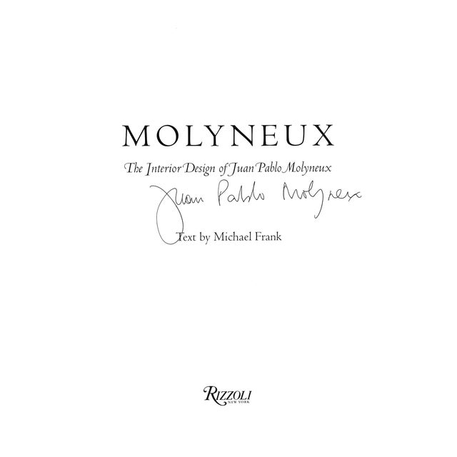 FRANK, Michael [text by] [208] pp. Rizzoli 1997 12 1/4" x 9 1/2" Juan Pablo Molyneux is a Chilean-born American interior...