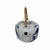 Vintage Hand Painted Blue on White Landscape Japanese Teapot For Sale - Image 6 of 7