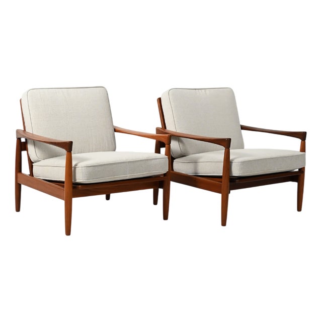 Scandinavian Kölding Armchairs by Erik Wørts, 1960s, Set of 2 For Sale
