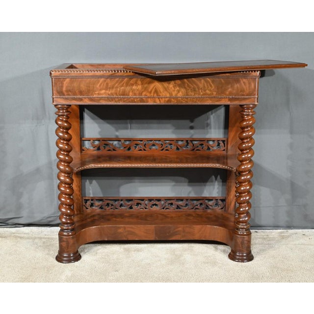 Mid-19th Century Restoration Mahogany Planter For Sale - Image 4 of 18