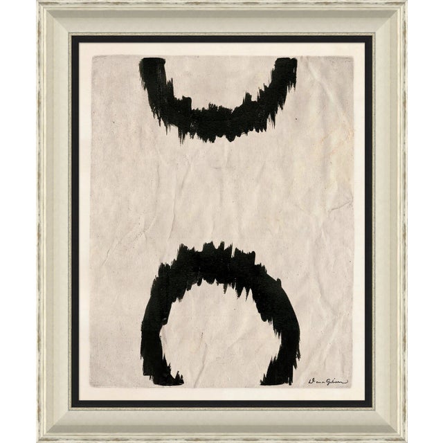 Circle Series - Black By Dana Gibson, Framed Art Print For Sale