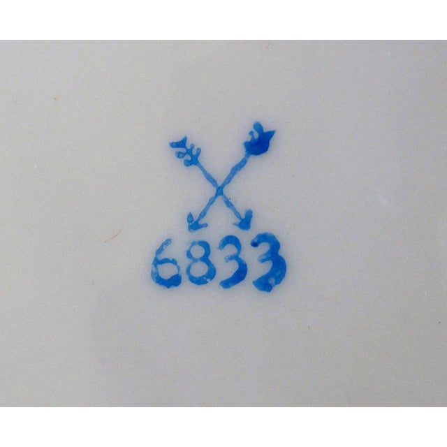 Antique German Meissen Porcelain Candy Dish With Bathing Woman Von Schierholz For Sale - Image 11 of 11