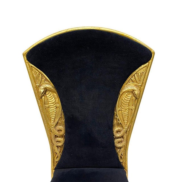 Set of French Cleopatra Dining Chairs, 1970s For Sale - Image 11 of 15