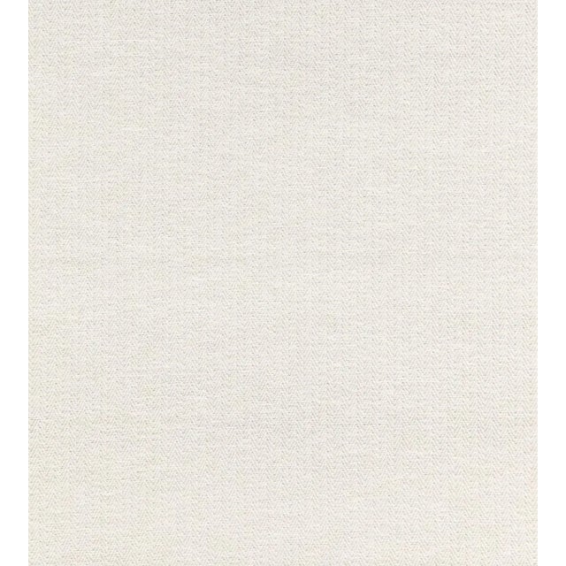 Traditional Sample - The House of Scalamandré Capri Herringbone Fabric, Linen For Sale - Image 3 of 3