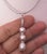 Italian Diamond South Sea Pearl Necklace 14k Gold Italy Certified For Sale - Image 3 of 10