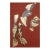 Dual Nature (Brown), Signed Lithograph With Gold Leaf by Lynda Benglis For Sale