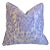 Early 21st Century Italian Mariano Fortuny Royal Purple & White Carnavalet Feather/Down Pillow 22" Square For Sale - Image 5 of 7
