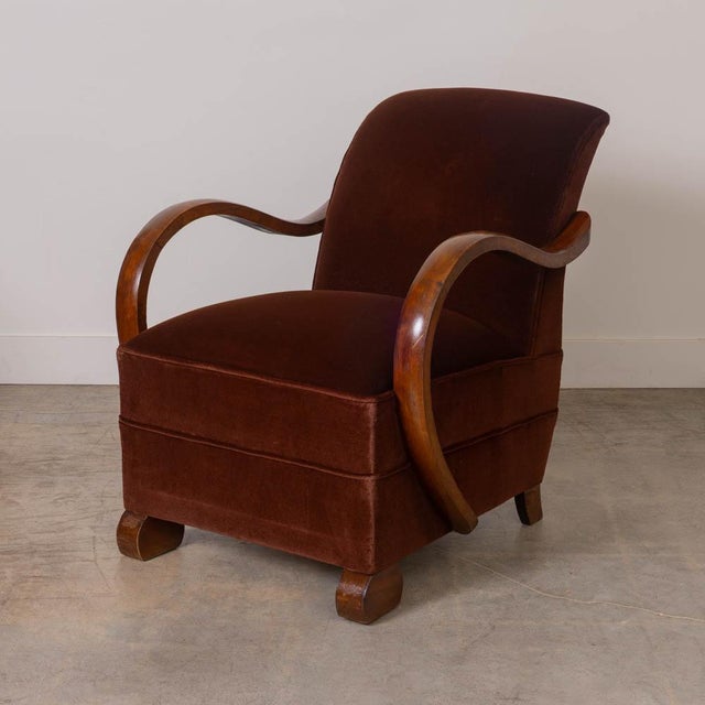 Art Deco Pair of 1930s French Art Deco Chairs For Sale - Image 3 of 16