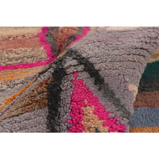 Contemporary Boujad Moroccan Rug, 09'10 X 12'11 For Sale In Dallas - Image 6 of 10