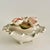 1970s Vintage Capodimonte-Style Italian Porcelain Lidded Bowl With Pink Roses, Ruffled Edge & Feet For Sale - Image 5 of 11