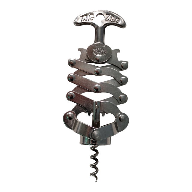 Late 20th Century Zig Zag French Corkscrew Designed by Jules Bart in 1919 For Sale