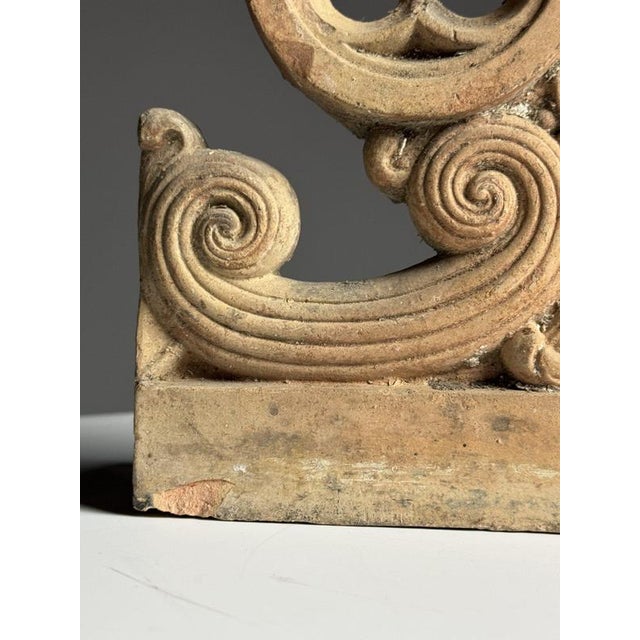Neo-Gothic Terracotta Ornaments, Set of 2 For Sale - Image 17 of 18