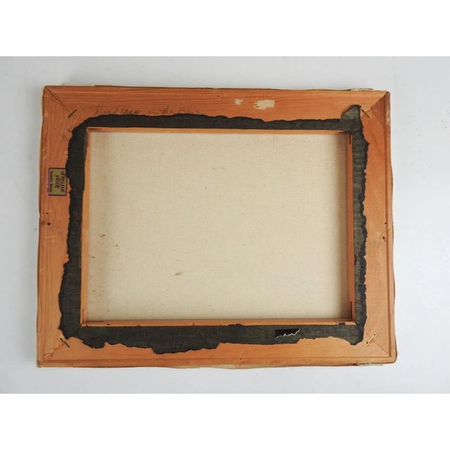 Vintage 1975 impressionist oil on canvas Texas bluebonnet landscape painting. Signed Elliott and dated lower right corner....