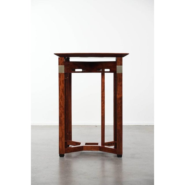 Tall Art Deco Decoforma Series Square Side Table from Schuitema For Sale - Image 4 of 16