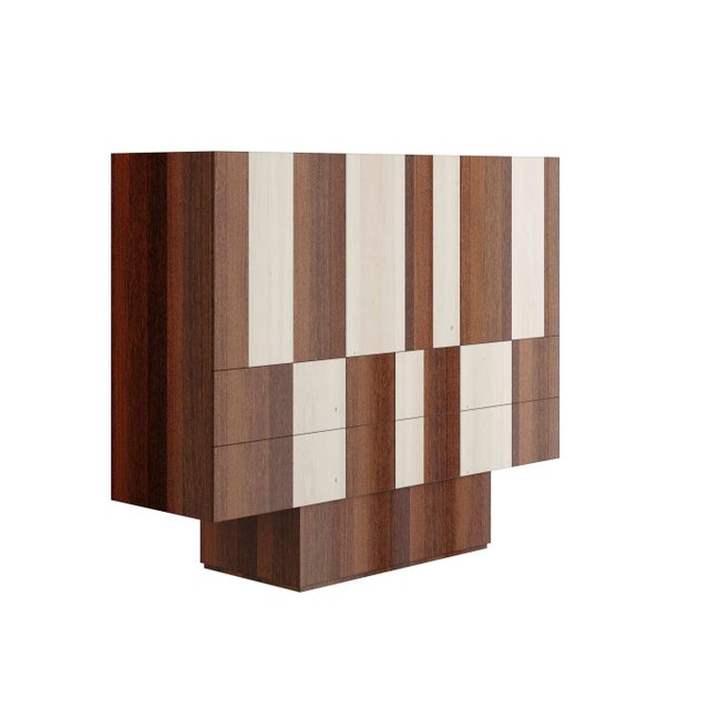 Mid-Century Modern Ruskin Wood Cabinet by Hommés Studio For Sale - Image 3 of 7