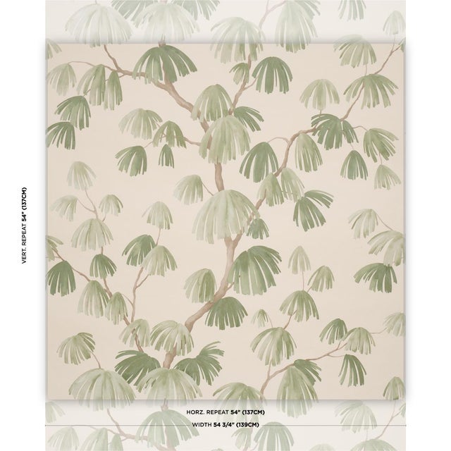 Designed by David Kaihoi, Weeping Pine is a lush and romantic allover botanical print wallcovering. Its sweeping scale and...