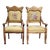 Vintage French Louis XV Empire Style Needlepoint Armchairs For Sale