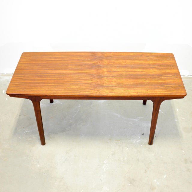 Brown McIntosh Rosewood Coffee Table With Hidden Extensions For Sale - Image 8 of 12