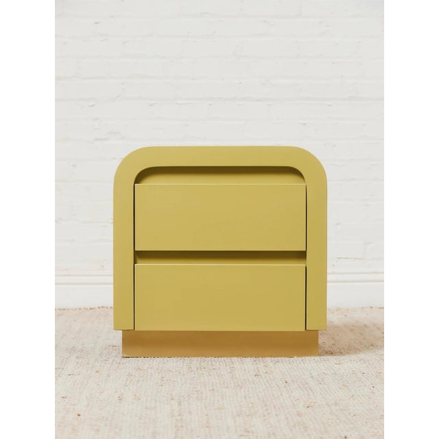 Mid 20th Century Yellow Sunshine Pair of Nightstands For Sale In Los Angeles - Image 6 of 12