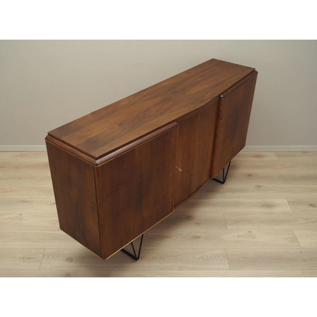 Wood Vintage Danish Walnut Highboard, 1960s For Sale - Image 7 of 16