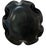 Modern Black Natural Leather Wall Sculpture by Jordi Ribaudí, 1990s For Sale