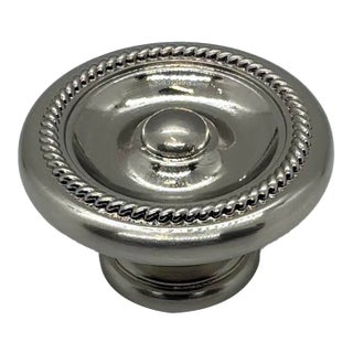Hickory Chair Classical Knob Polished Nickel For Sale