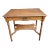 19th Century Oak Single Drawer Legs Work Table For Sale