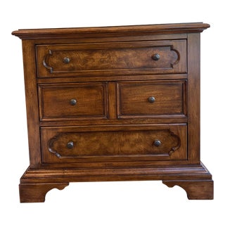 Palmer Home Three Drawer Solid Wood Nightstand Accent Table For Sale