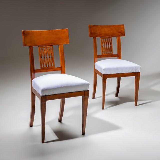 Neoclassical Dining Chairs, 1800s, Set of 2 For Sale - Image 4 of 11