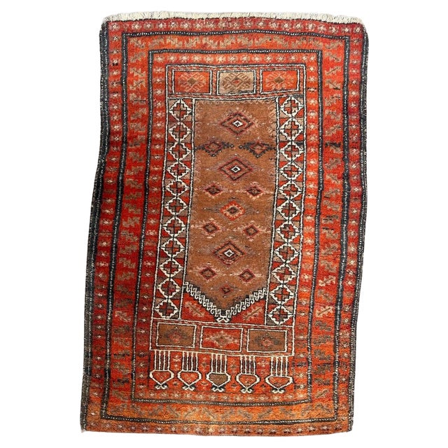 Turkmen Baluch Rug, 1950s For Sale