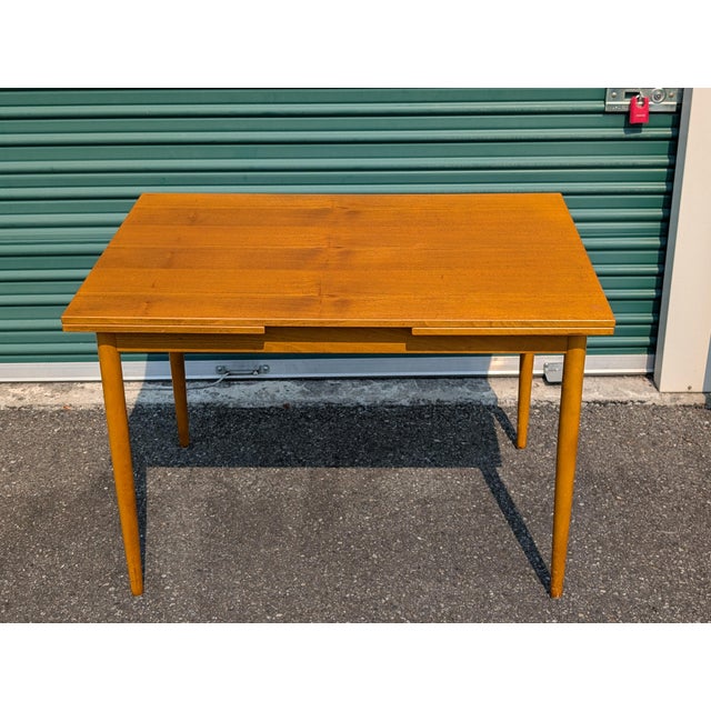 Edsby-verken Edsby Edsbyverken 740 T Swedish MCM Teak Extendable Dining Table For Sale - Image 4 of 17
