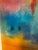 Textile ‘Sailing Away’ by Ursula J Brenner 54” Square Vibrant Abstract For Sale - Image 7 of 11
