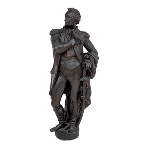 French Spelter Statue of a General