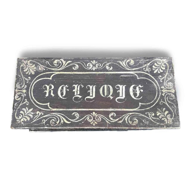 French Lacquered Relic Box For Sale - Image 3 of 7