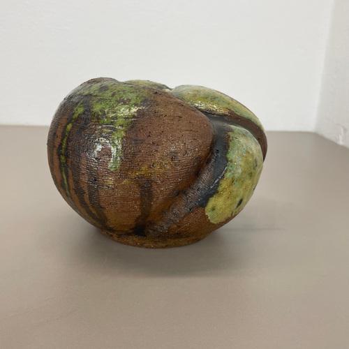 Ceramic Abstract Fruit Ceramic Studio Pottery Vase from Gerhard Liebenthron, 1977 For Sale - Image 7 of 18
