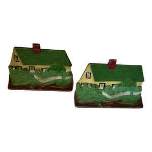 Vintage Country Cottage Doorstops - a Pair
