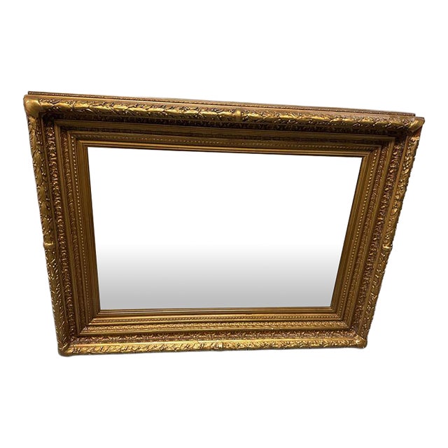 Large Ornate Baroque Gold Gilt Mirror – Elaborate Leaf & Berry Frame – Vintage/Traditional For Sale