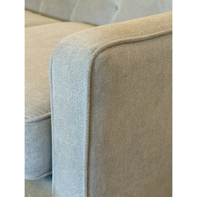 Taupe Macy's Chloe II Slope Arm Sofa For Sale - Image 8 of 12