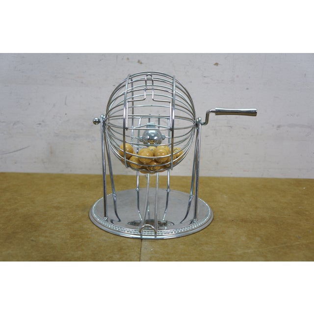 Wood Godinger Magic 8 Ball Novelty Fortune Teller Bingo Tumbler Game 10" For Sale - Image 7 of 16