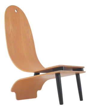 Danish Lounge Chair in Wood