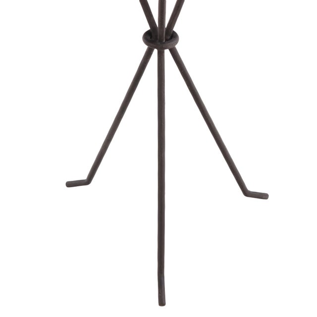 Jean-Michel Frank A Pair of Gueridon Style Iron Drink Tables, in the Manner of Jean-Michel Frank For Sale - Image 4 of 6